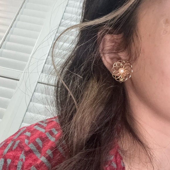 3 Vintage Geometric Earrings - Picture 2 of 9